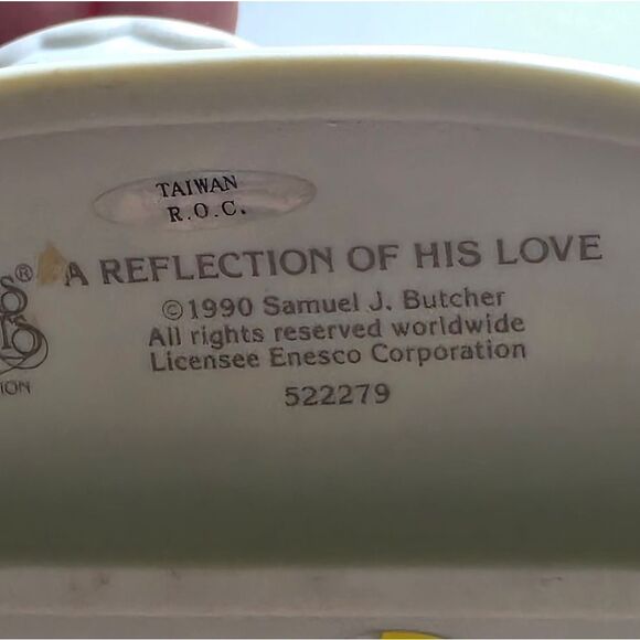 Vintage Precious Moments 1990 "A Reflection Of His Love" - Picture 3 of 3
